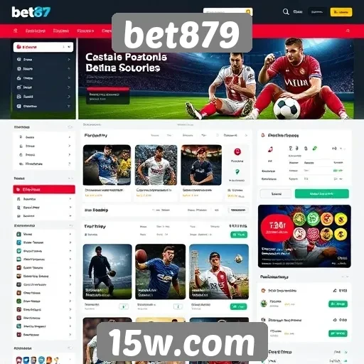 Facilidade de uso e navegação no site bet879